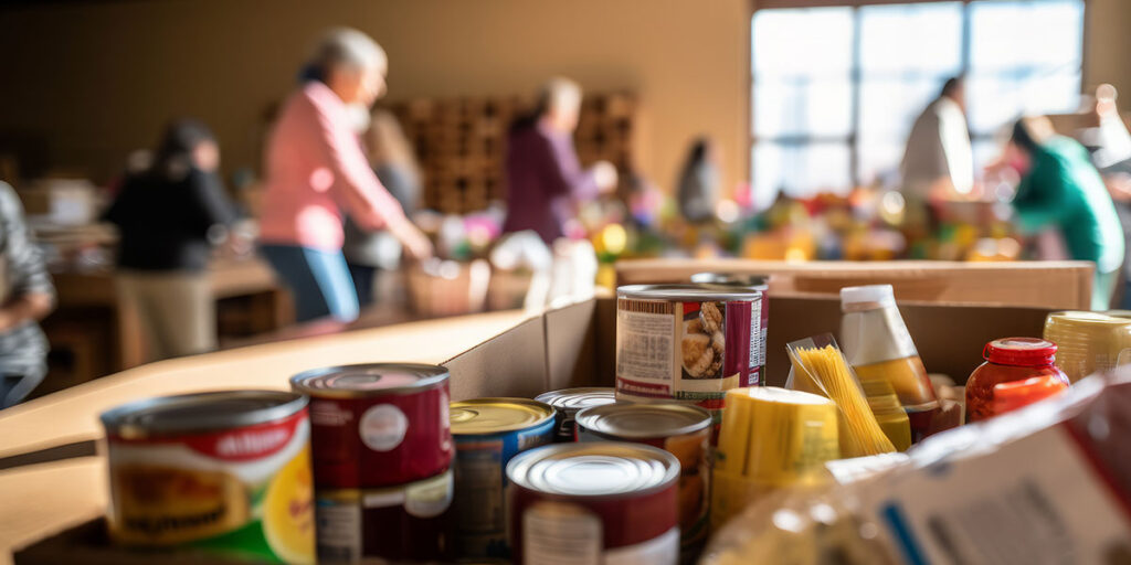 Feeding the Okanagan at a local Food Bank, Donations